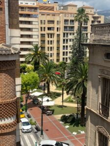 Vista Parque Parterre desde piso en alquiler